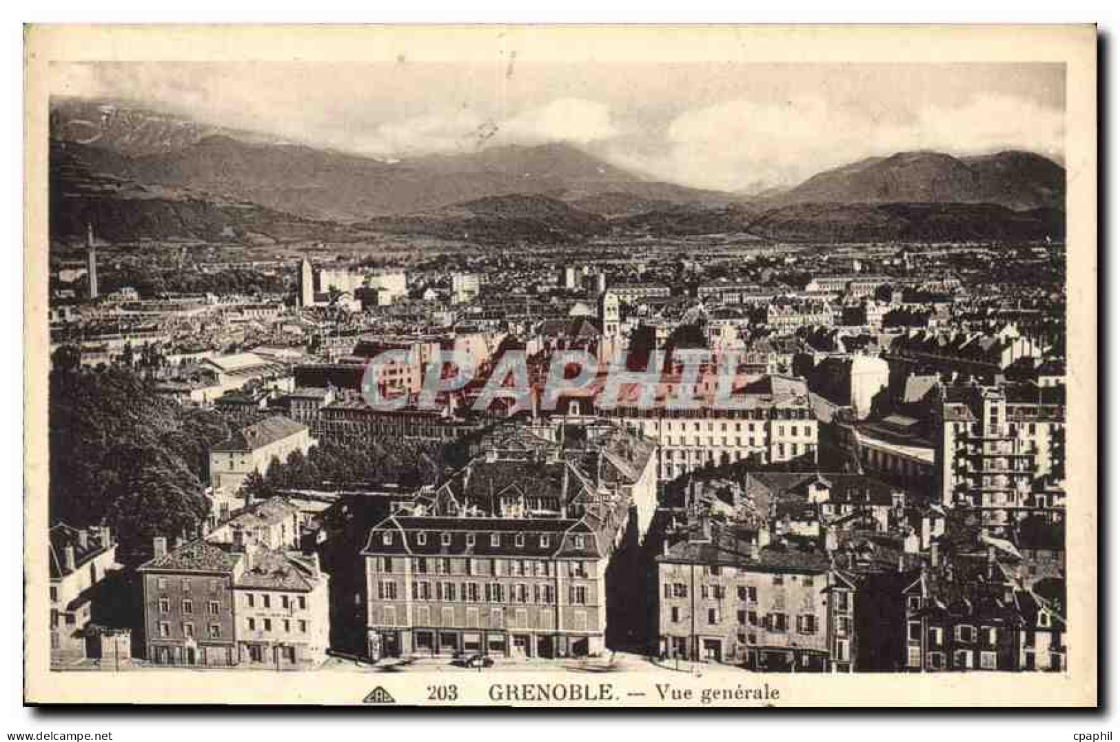 CPA Grenoble Vue generale