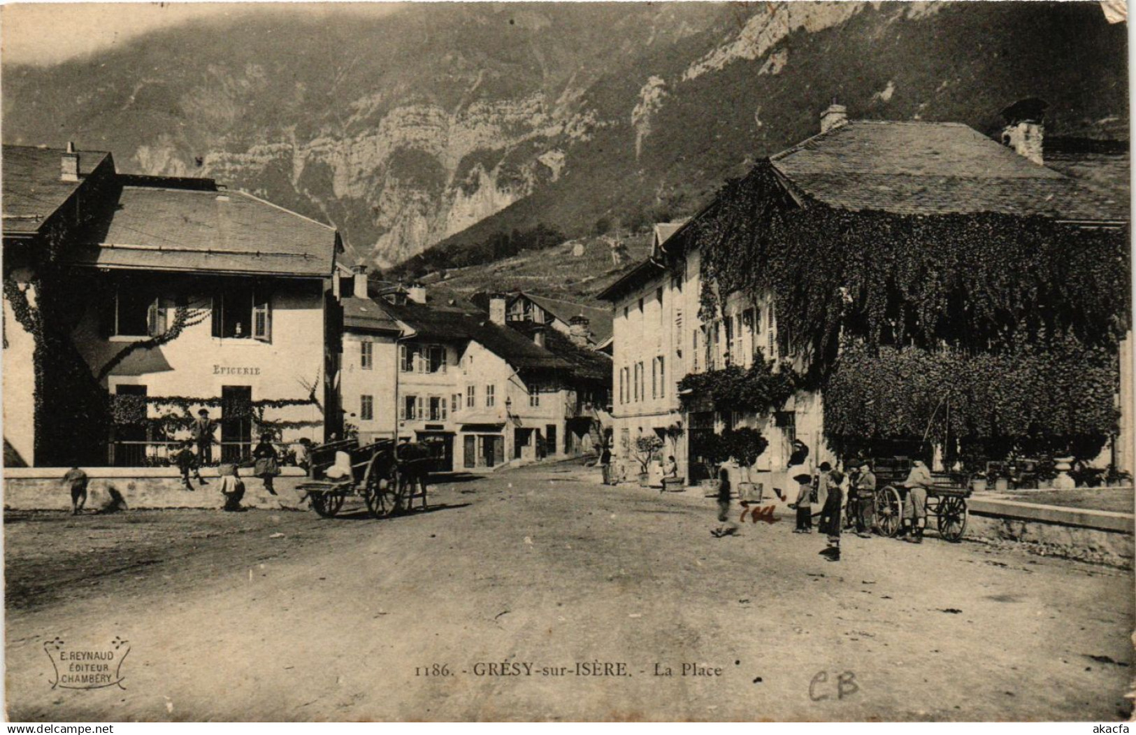 CPA GRESY-sur-ISERE - La Place (651361)