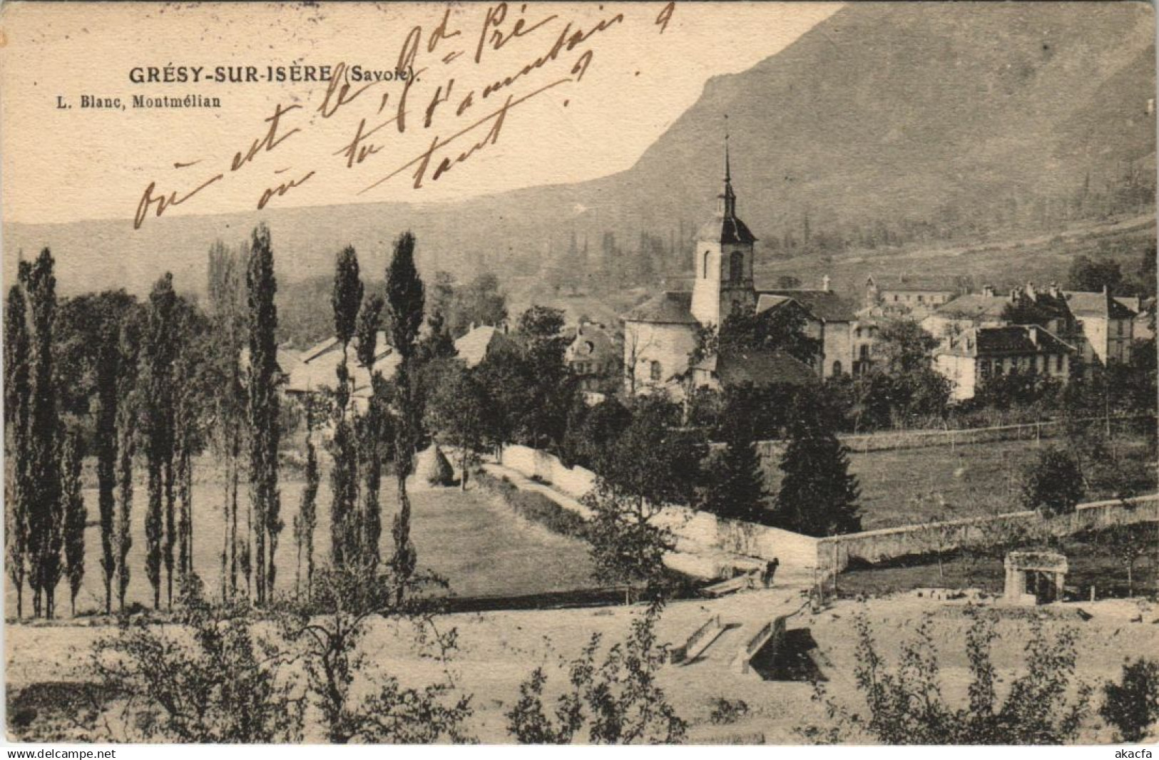 CPA GRESY-sur-ISERE Vue Generale (1193271)