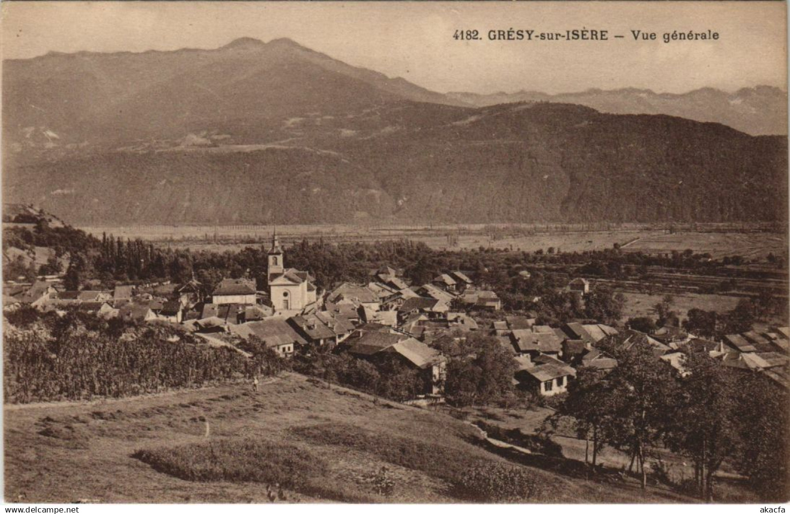 CPA GRESY-sur-ISERE Vue Generale (1193273)