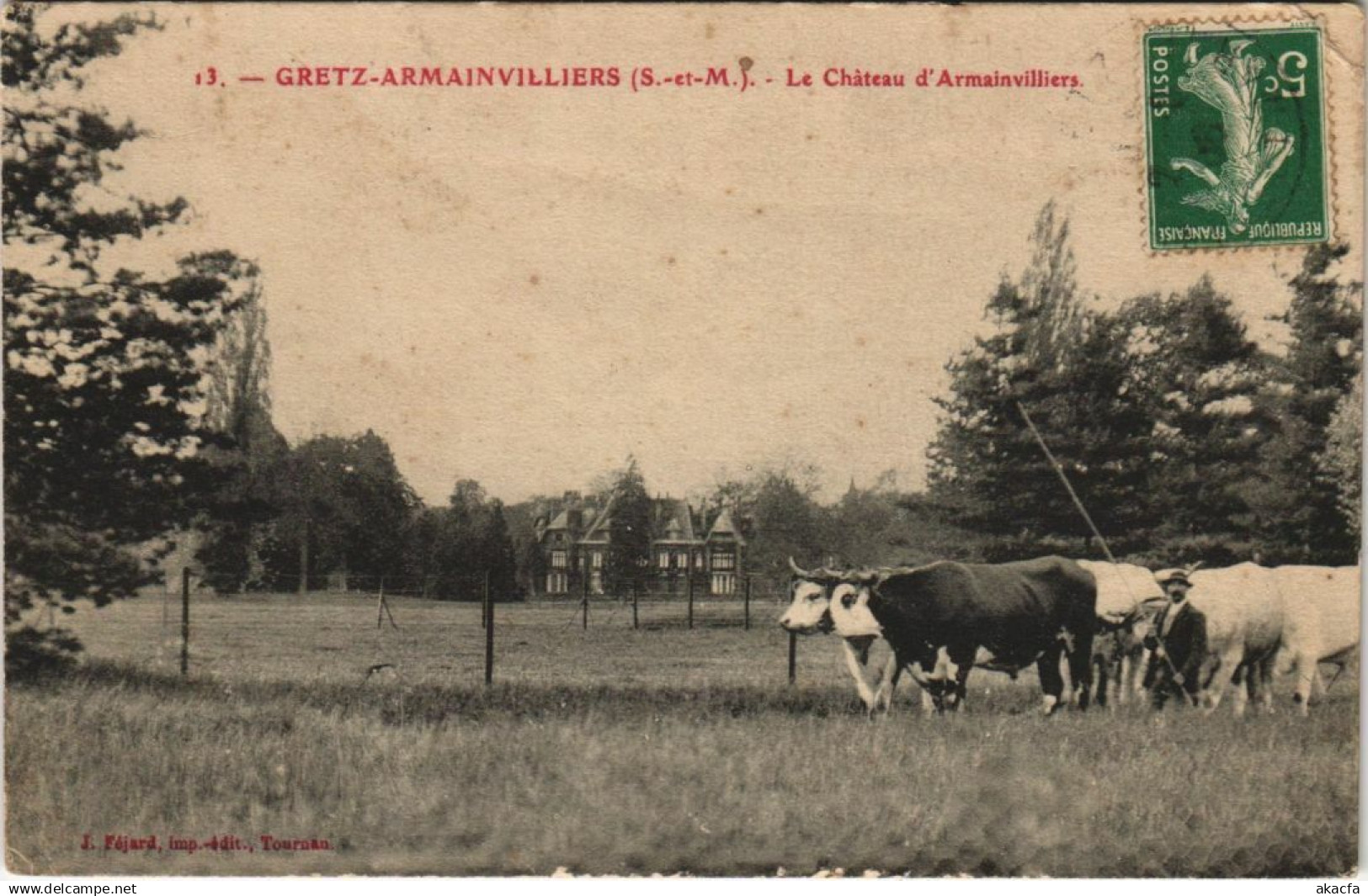 CPA GRETZ-ARMAINVILLIERS - Le Chateau d'ARMAINVILLIERS (120704)