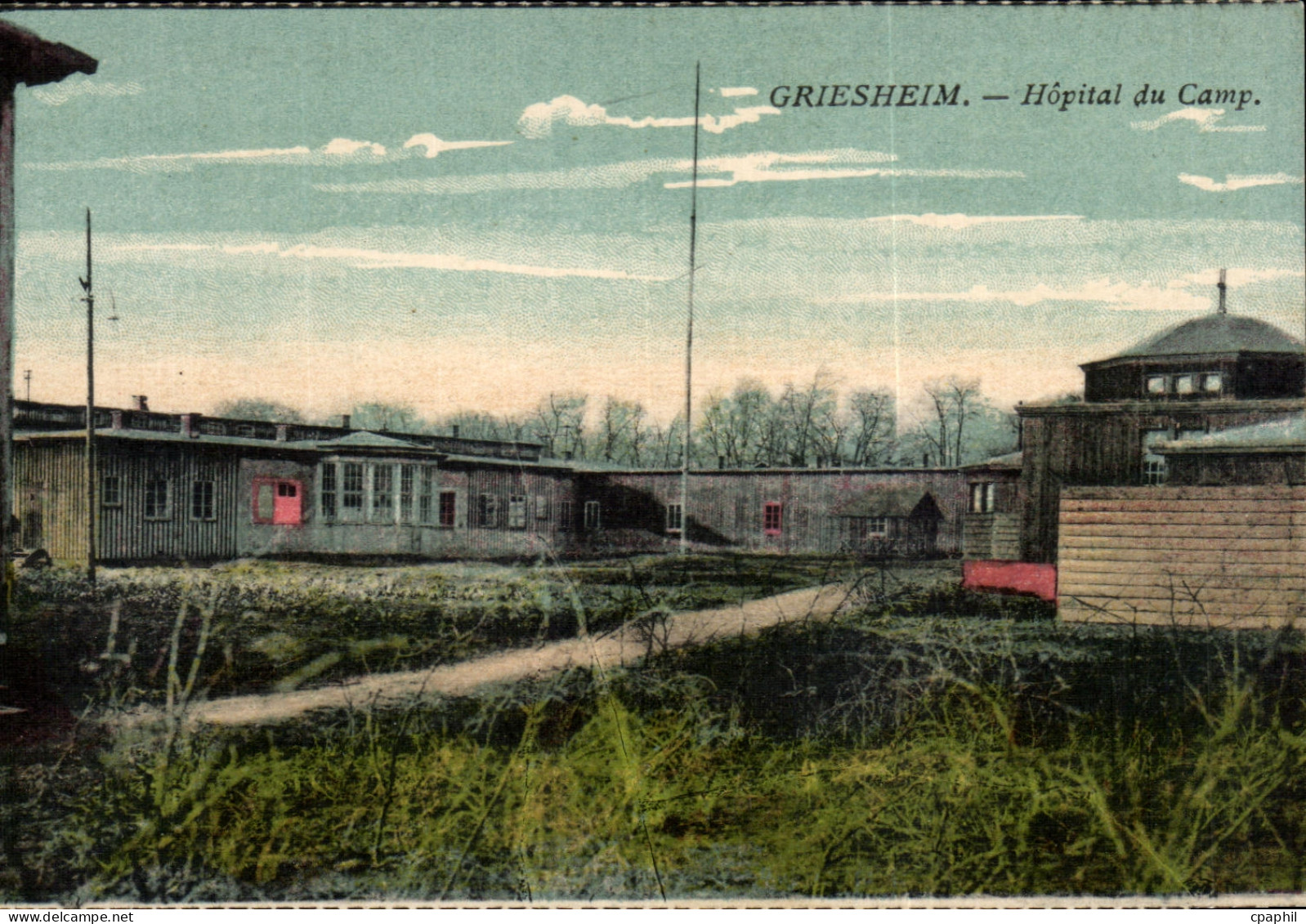 CPA Griesheim Hopital Du Camp Militaria