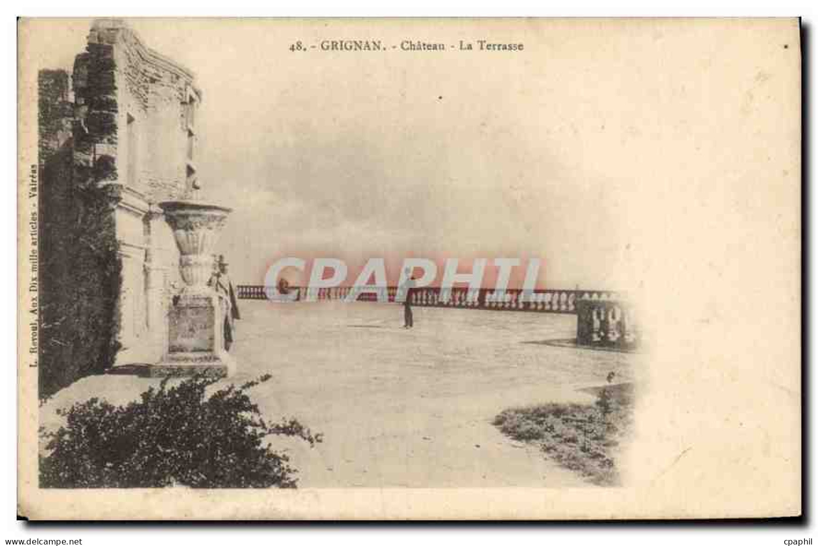 CPA Grignan Chateau La Terrasse