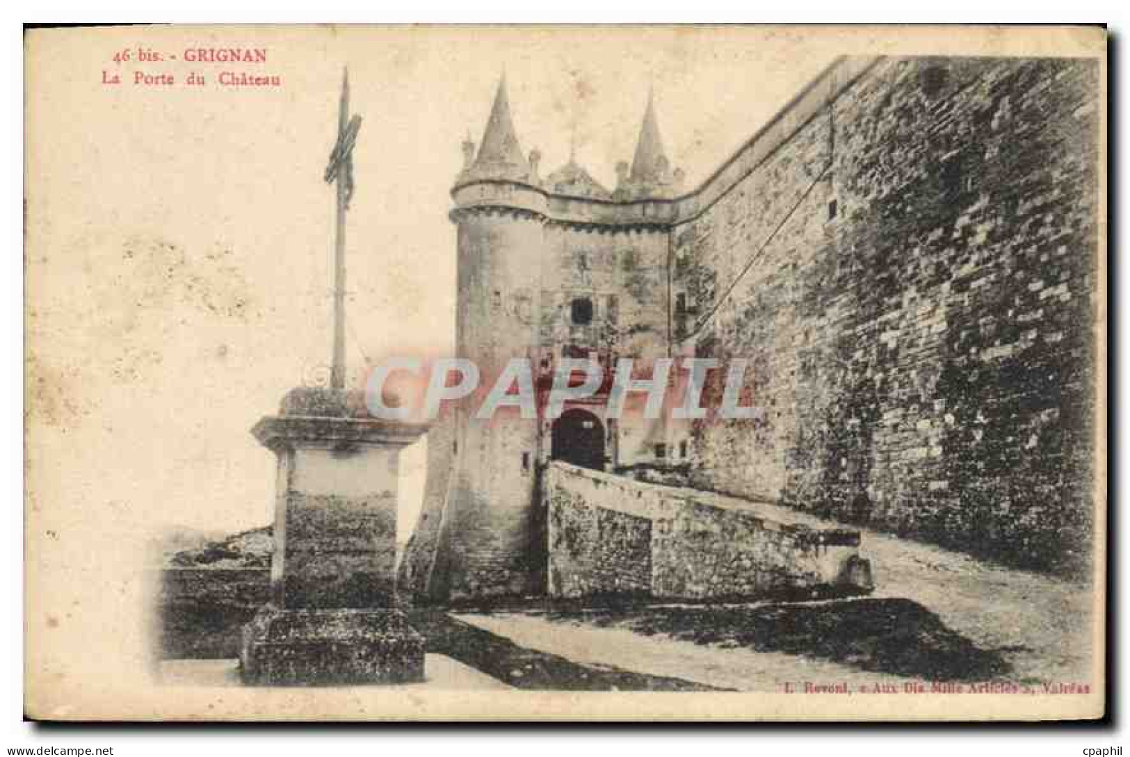 CPA Grignan la Porte du Chateau