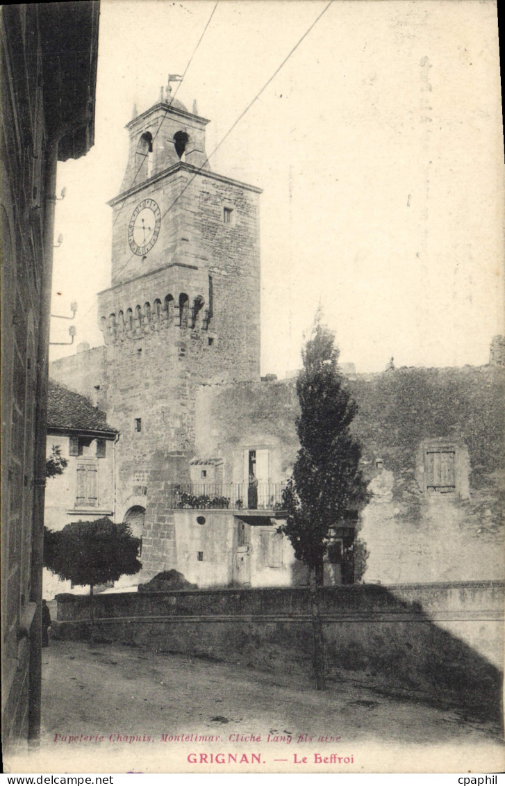 CPA Grignan le Beffroi