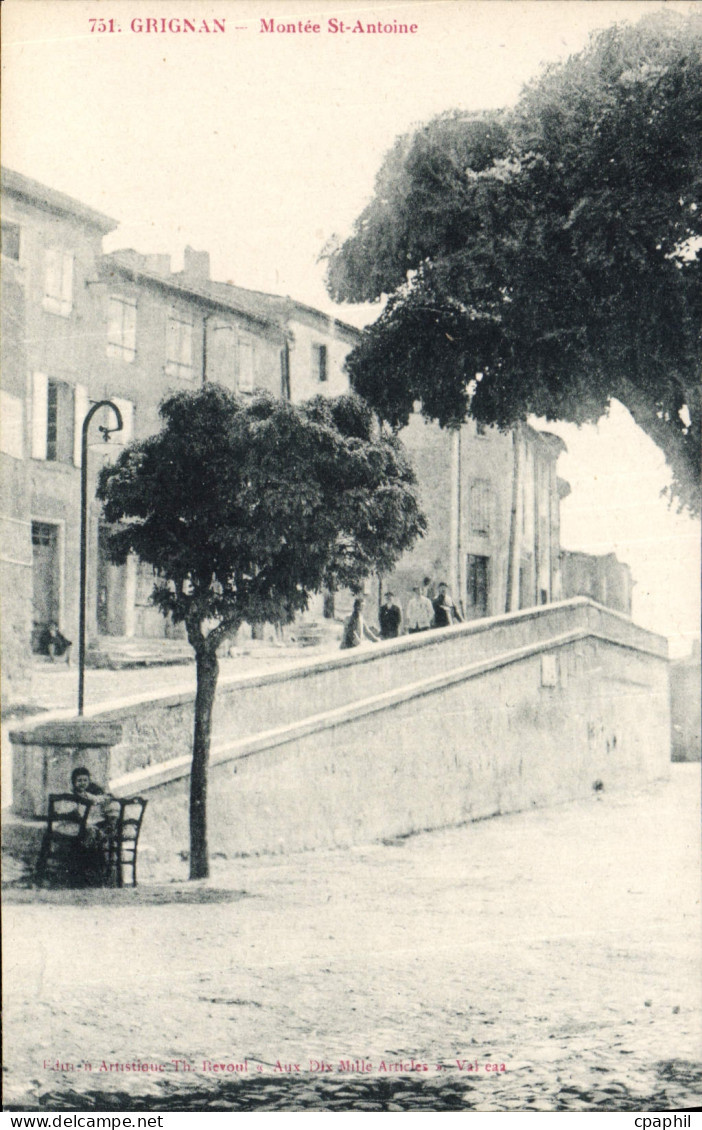 CPA Grignan Montee St Antoine