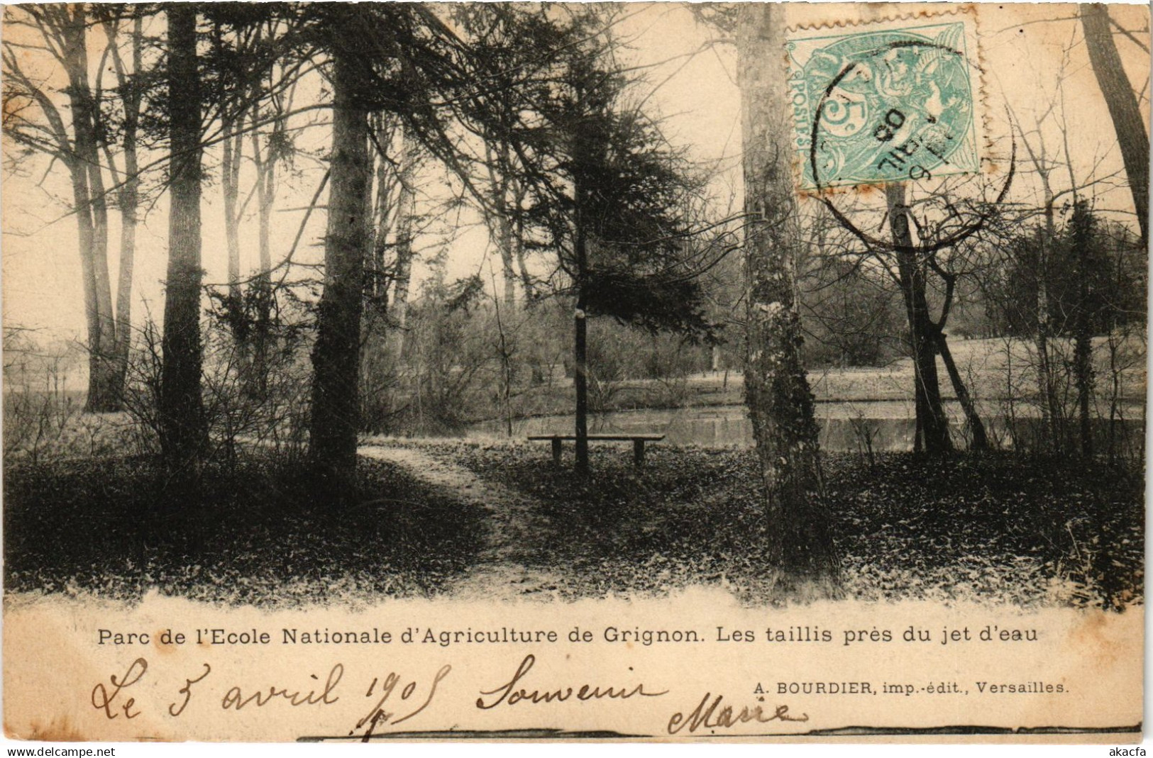 CPA Grignon Ecole Nationale d'Agriculture le parc (1449882)