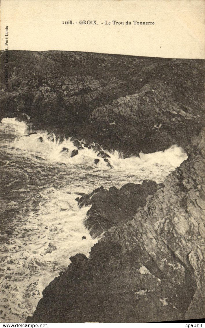 CPA Groix Le Trou du Tonnerre