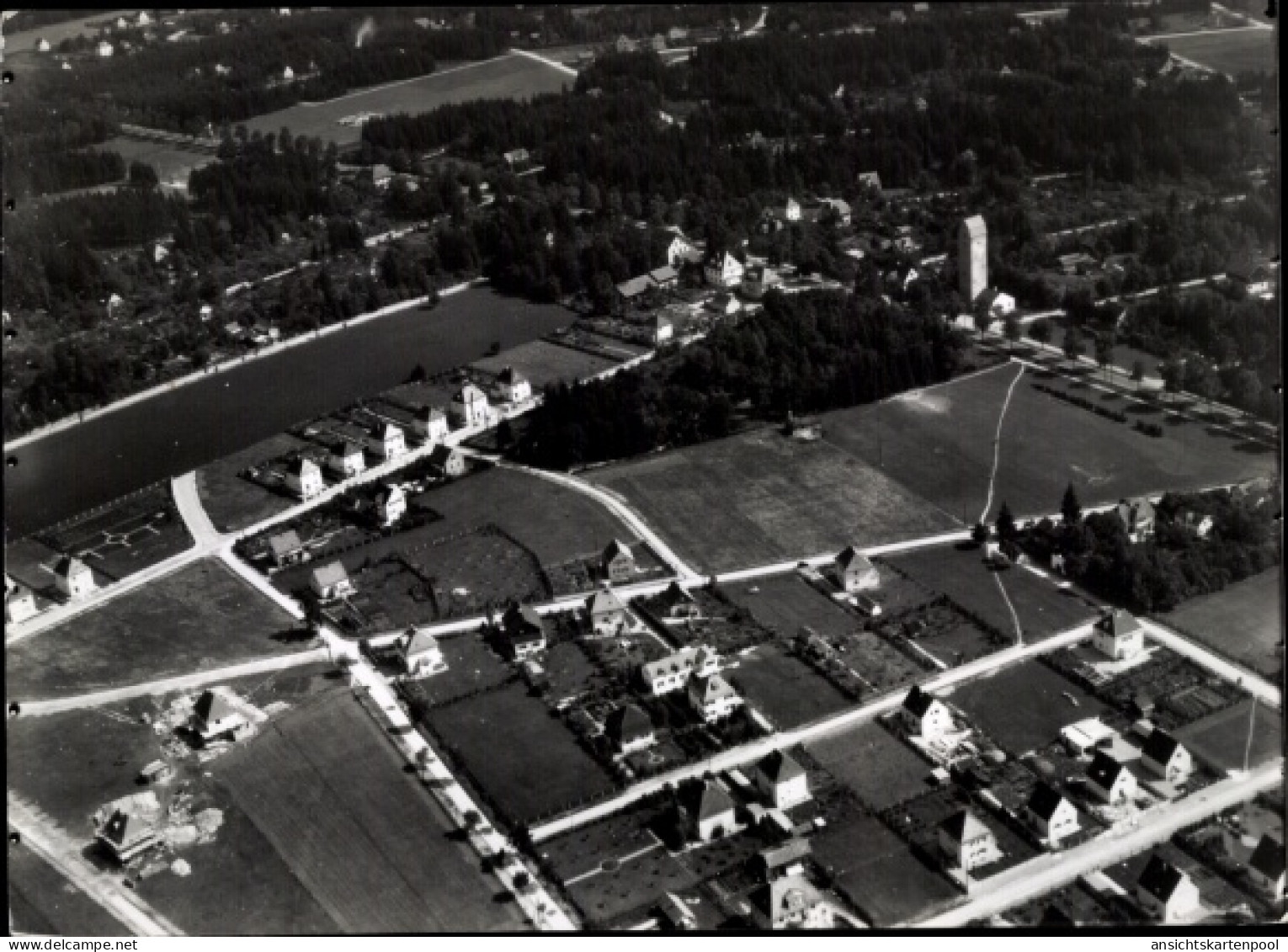 CPA Gronsdorf Haar bei München, Siedlung bei Grousdorf - Haar