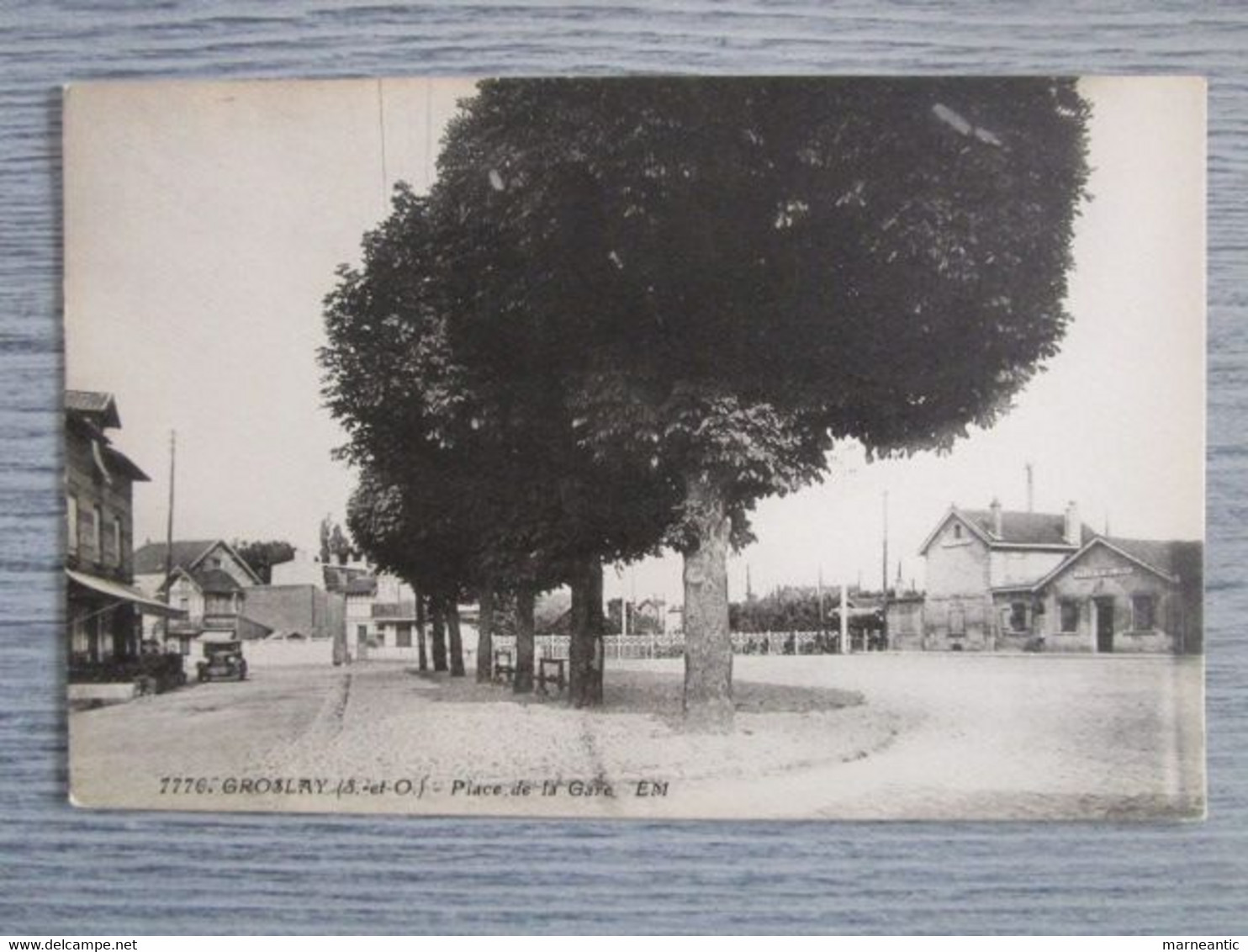 cpa Groslay(95)place de la gare
