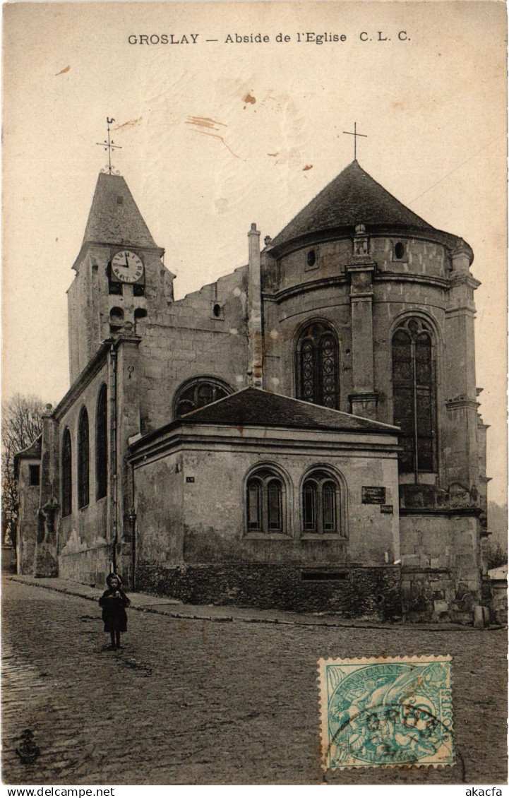 CPA Groslay Abside de l'Eglise FRANCE (1307920)