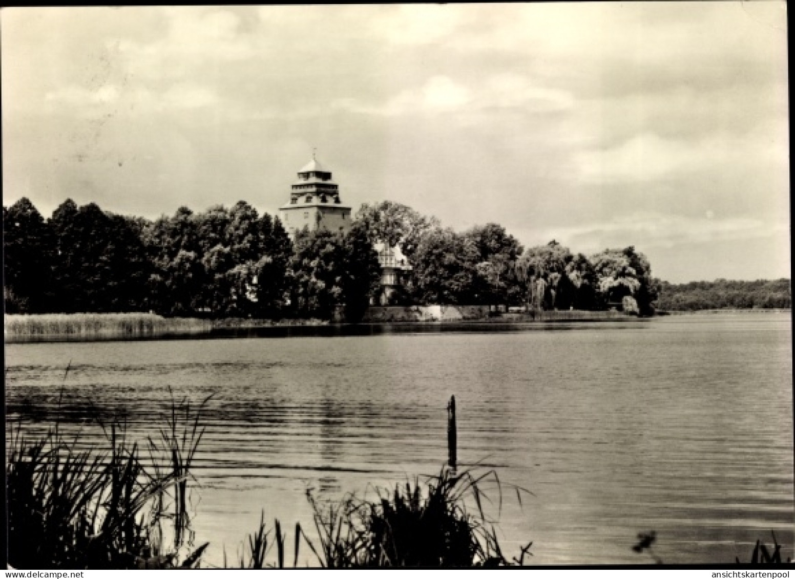 CPA Groß Leuthen Märkische Heide, See