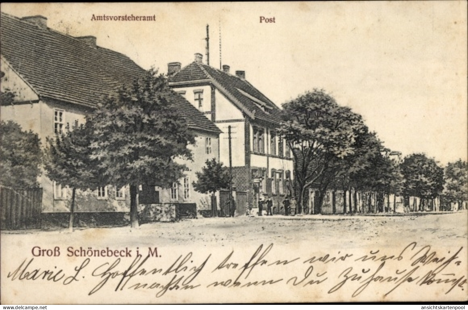 CPA Groß Schönebeck Schorfheide in der Mark, Amtsvorsteheramt, Post