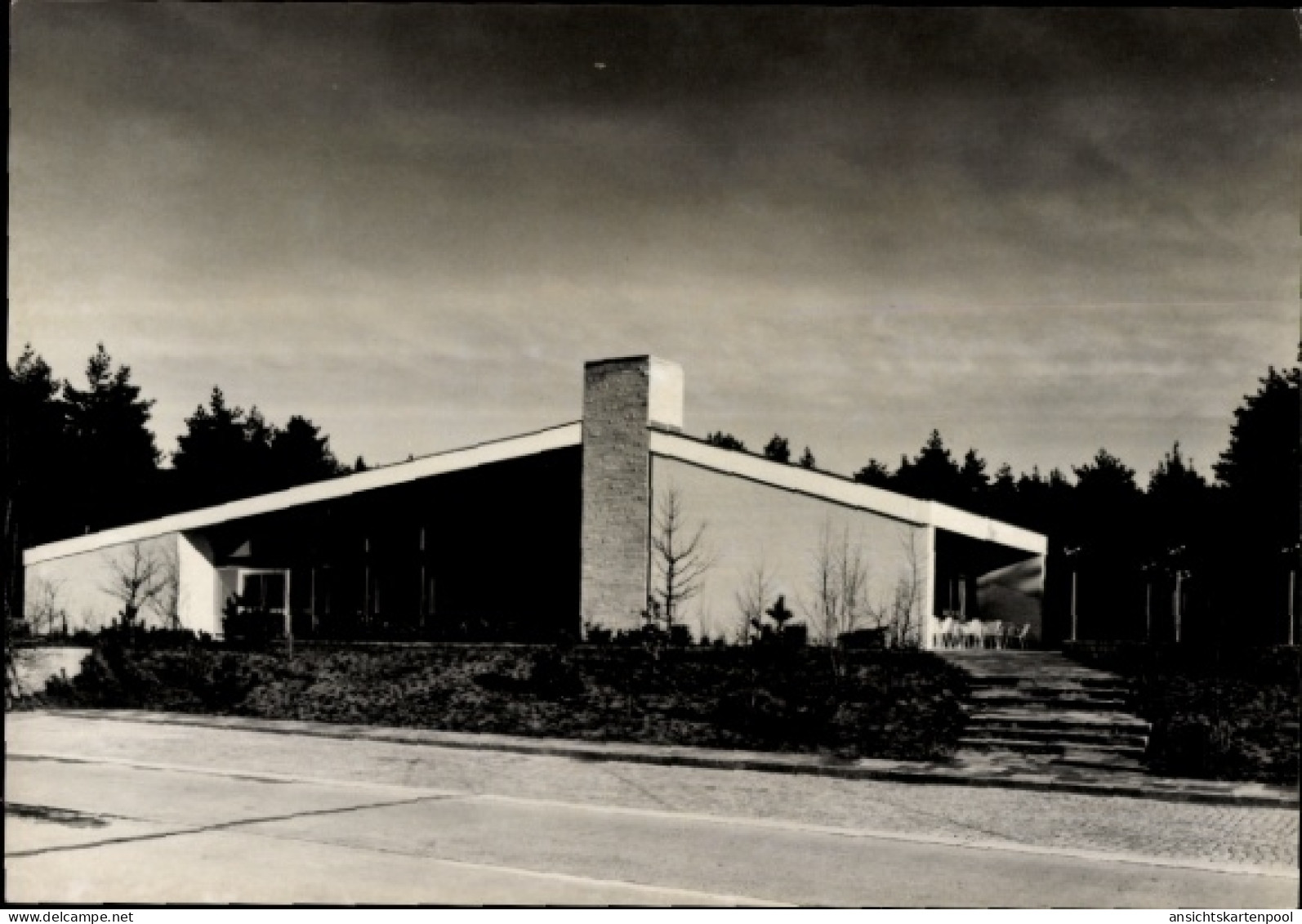 CPA Großburgwedel Burgwedel Niedersachsen, Autobahnrasthaus Allertal-Ostseite