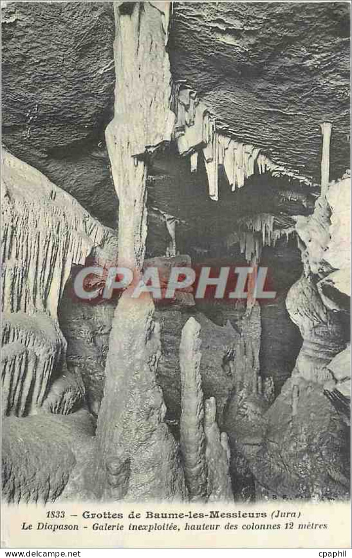 CPA Grottes de Baume les Messieurs Jura Le Diapason