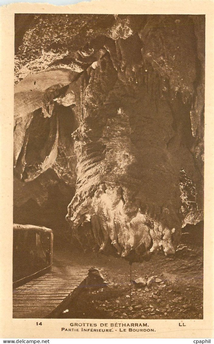 CPA Grottes de Betharram Partie Inferieure Le Bourbon