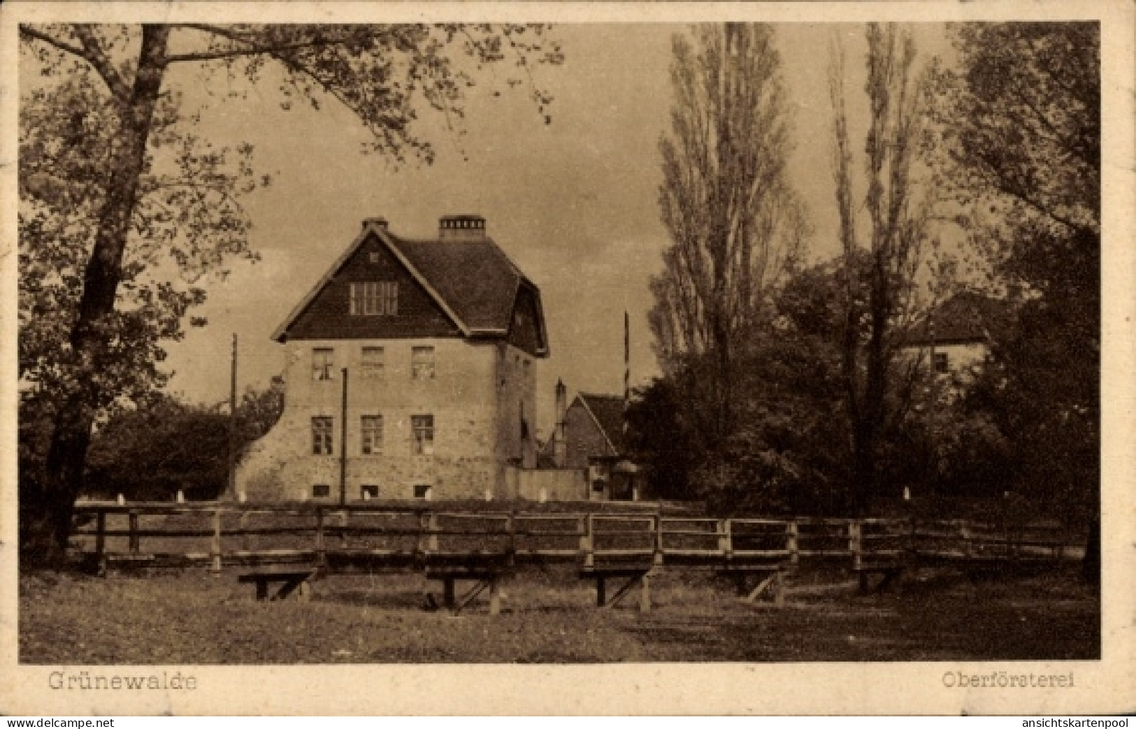 CPA Grünewalde Lauchhammer in der Niederlausitz, Oberförsterei