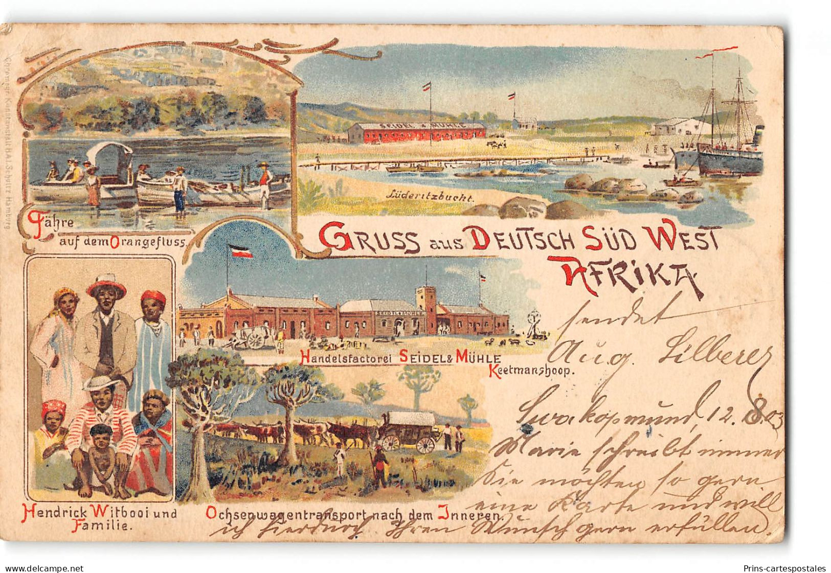 CPA Gruss aus Deutsch Sud West Afrika - Namibie