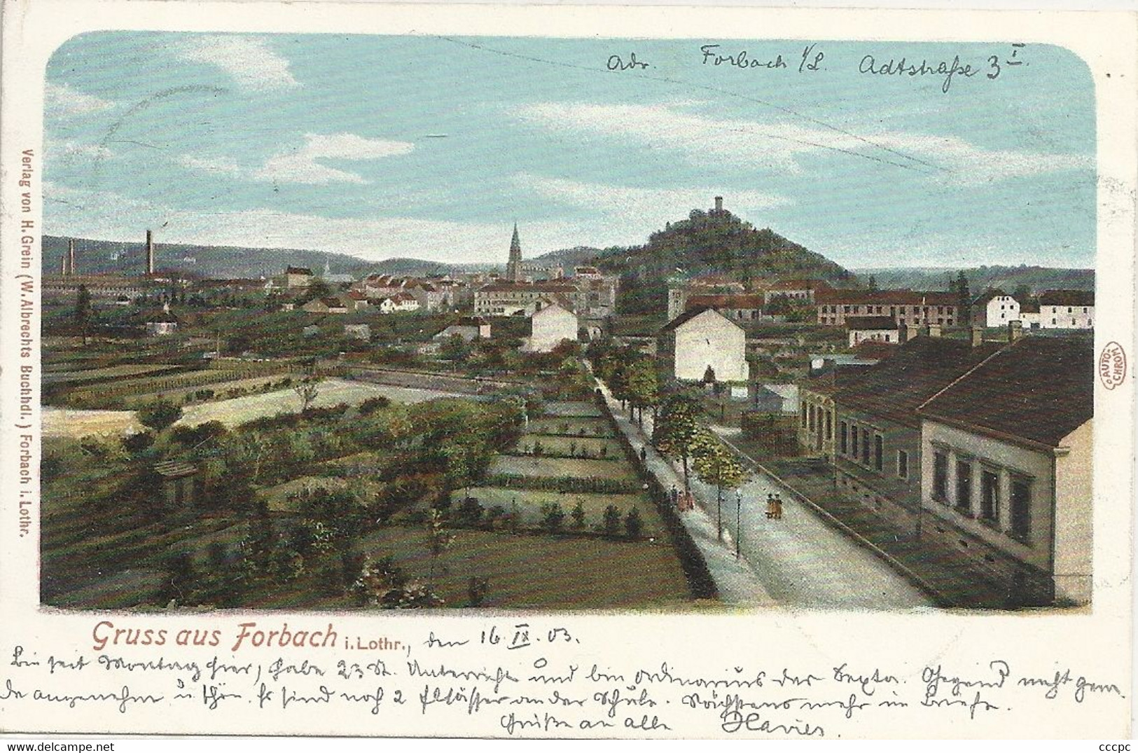 CPA Gruss aus Forbach