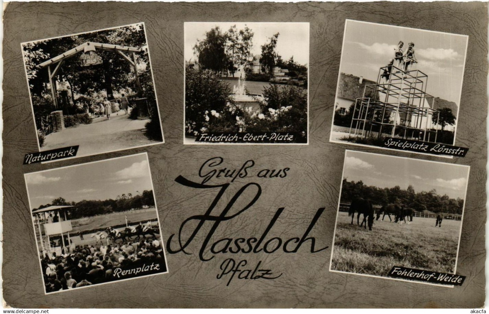CPA Gruss aus Hassloch GERMANY (898754)