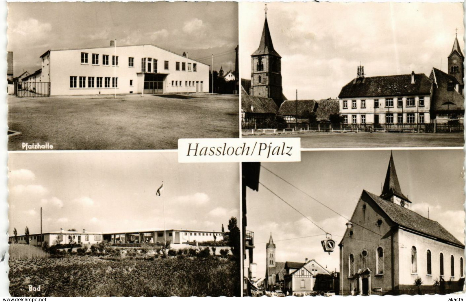 CPA Gruss aus Hassloch GERMANY (898756)