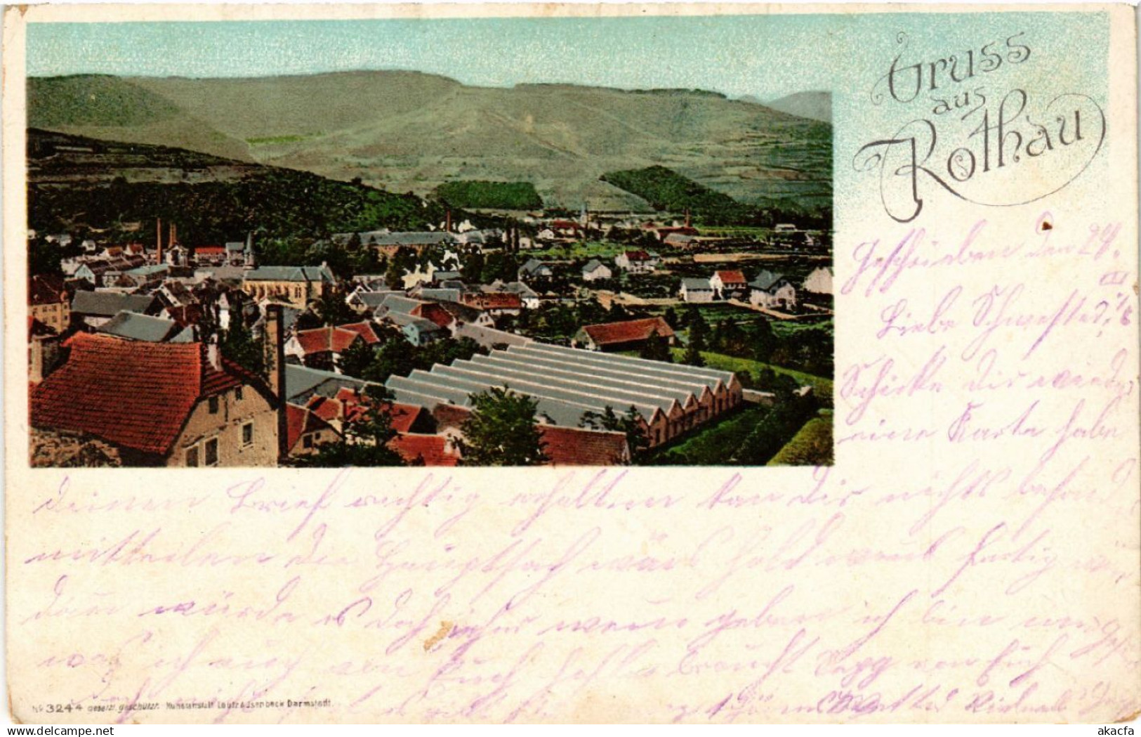 CPA Gruss aus ROTHAU (393812)