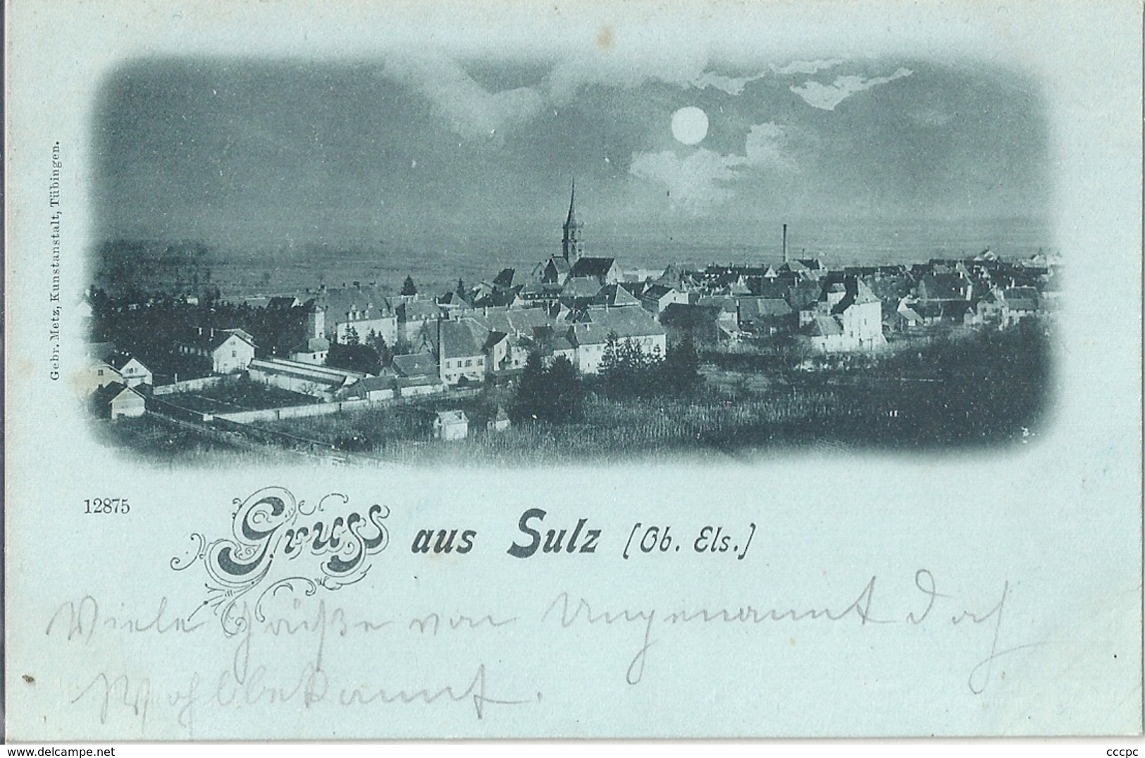 CPA Gruss aus Sulz Alsace Allemande - Soultz