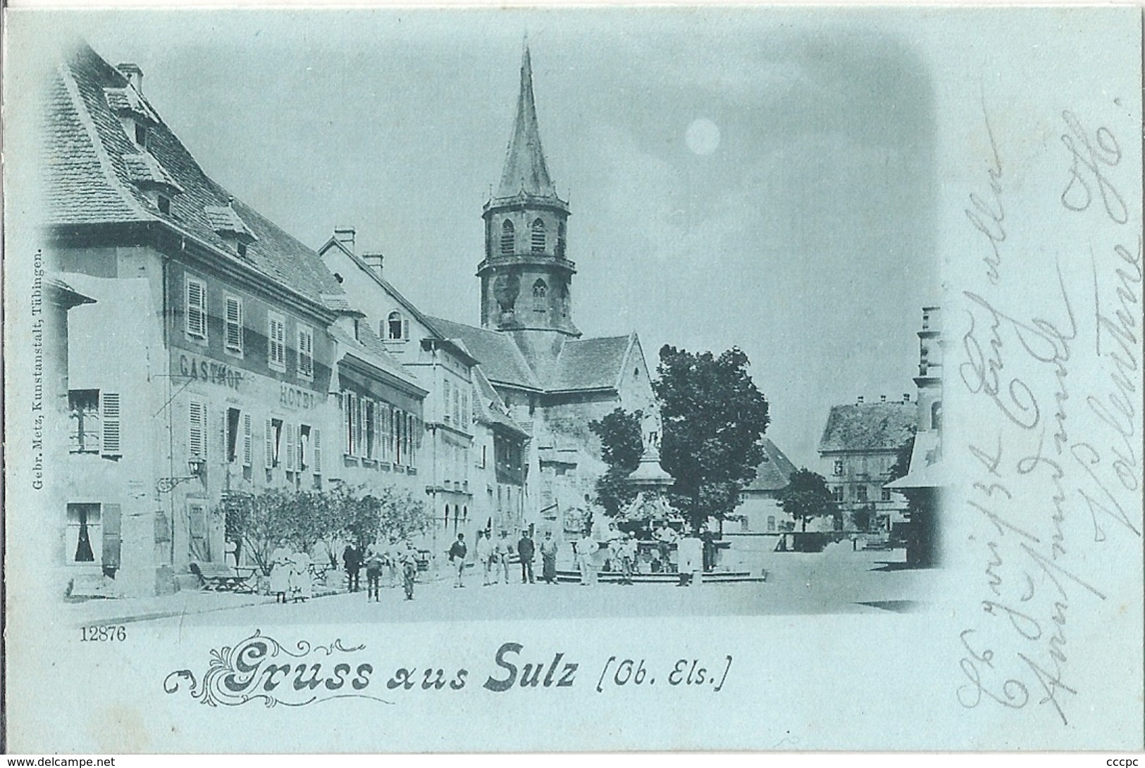 CPA Gruss aus Sulz Alsace Allemande - Soultz