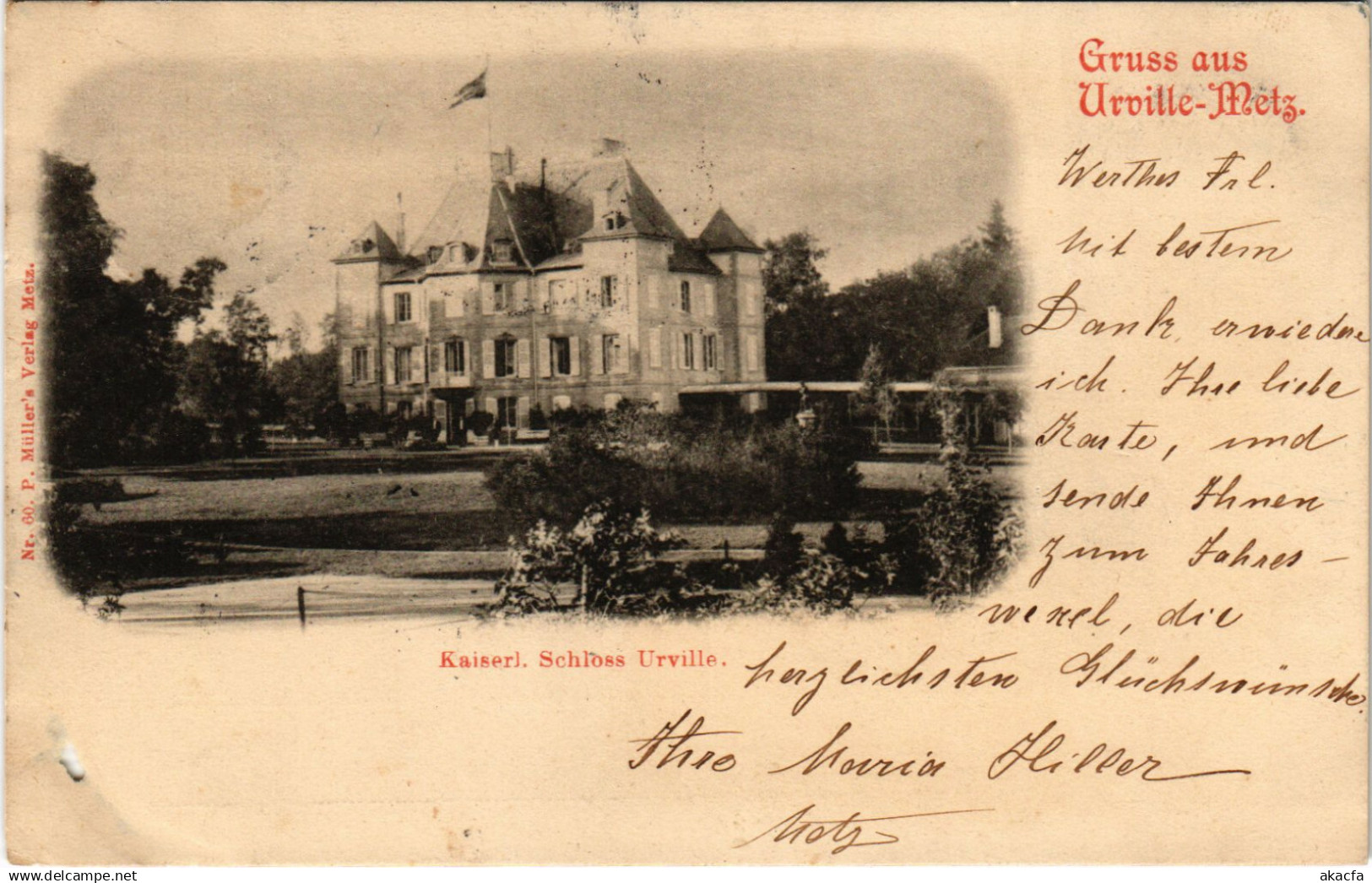 CPA Gruss aus URVILLE METZ (474190)