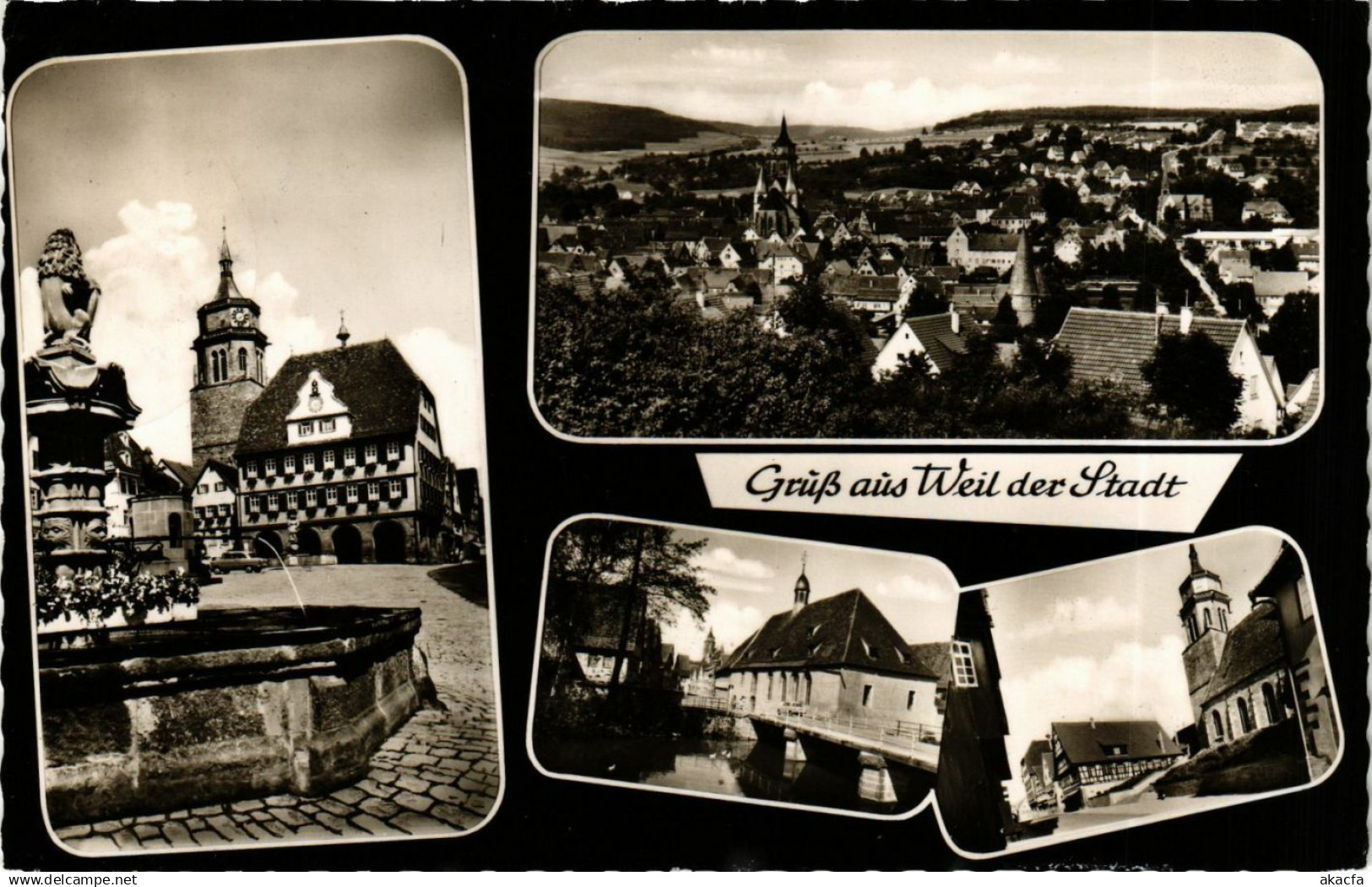 CPA Gruss aus Weil der Stadt GERMANY (932184)