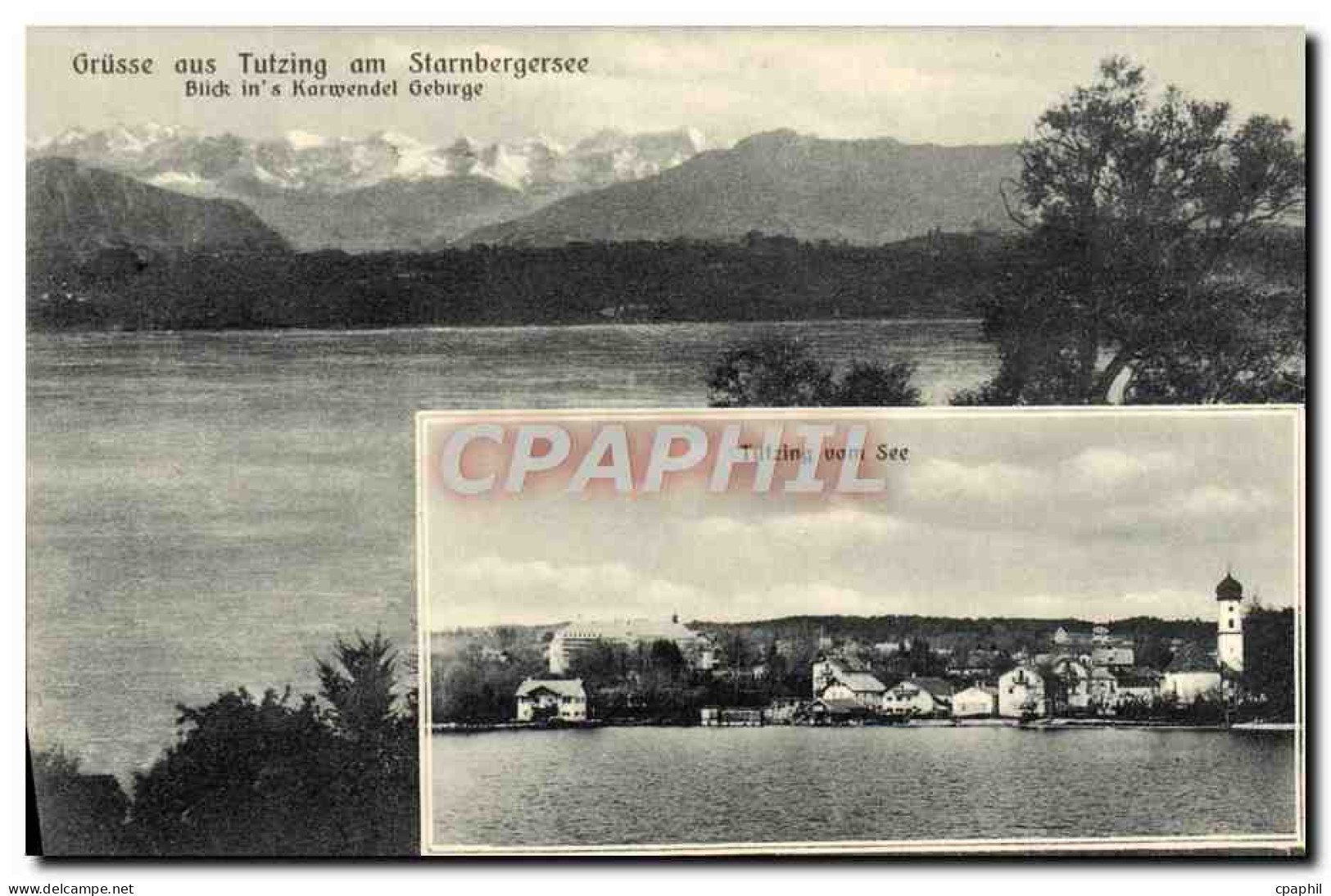 CPA Grusse Aus Tutzing Am Starnbergersee