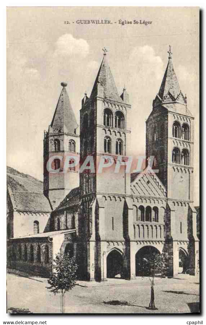 CPA Guebwiller Eglise St Leger