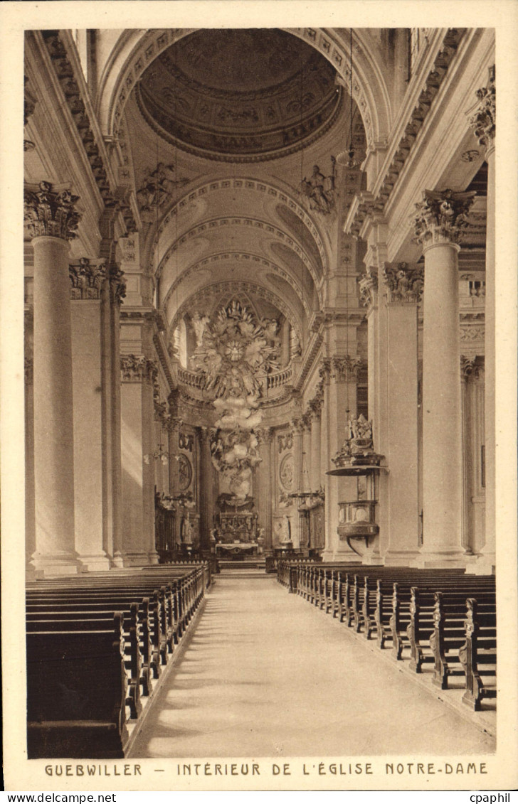 CPA Guebwiller Interieur de l'Eglise Notre Dame