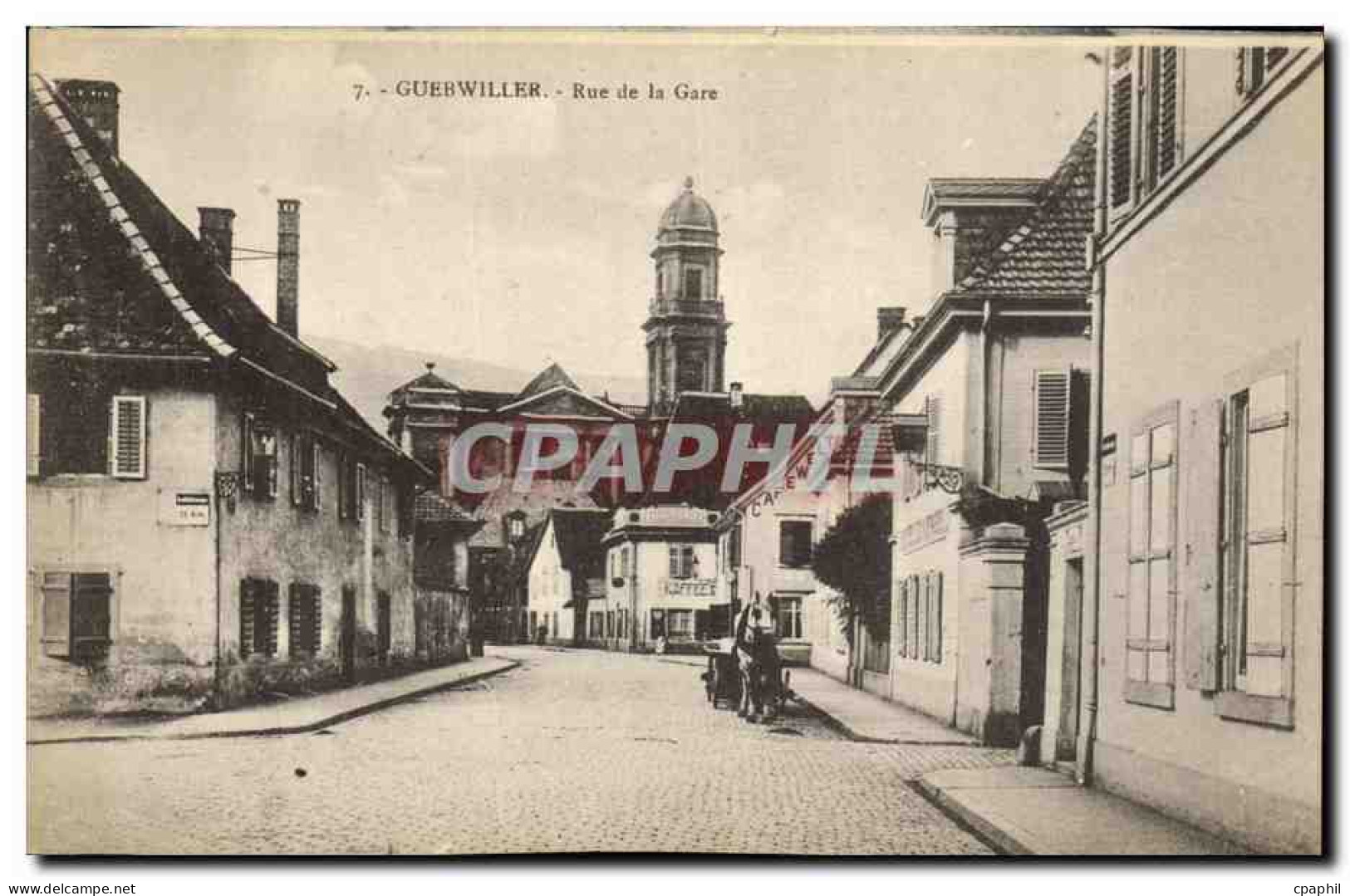 CPA Guebwiller Rue de la Gare