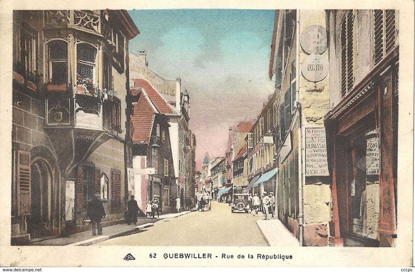 CPA Guebwiller Rue de la République