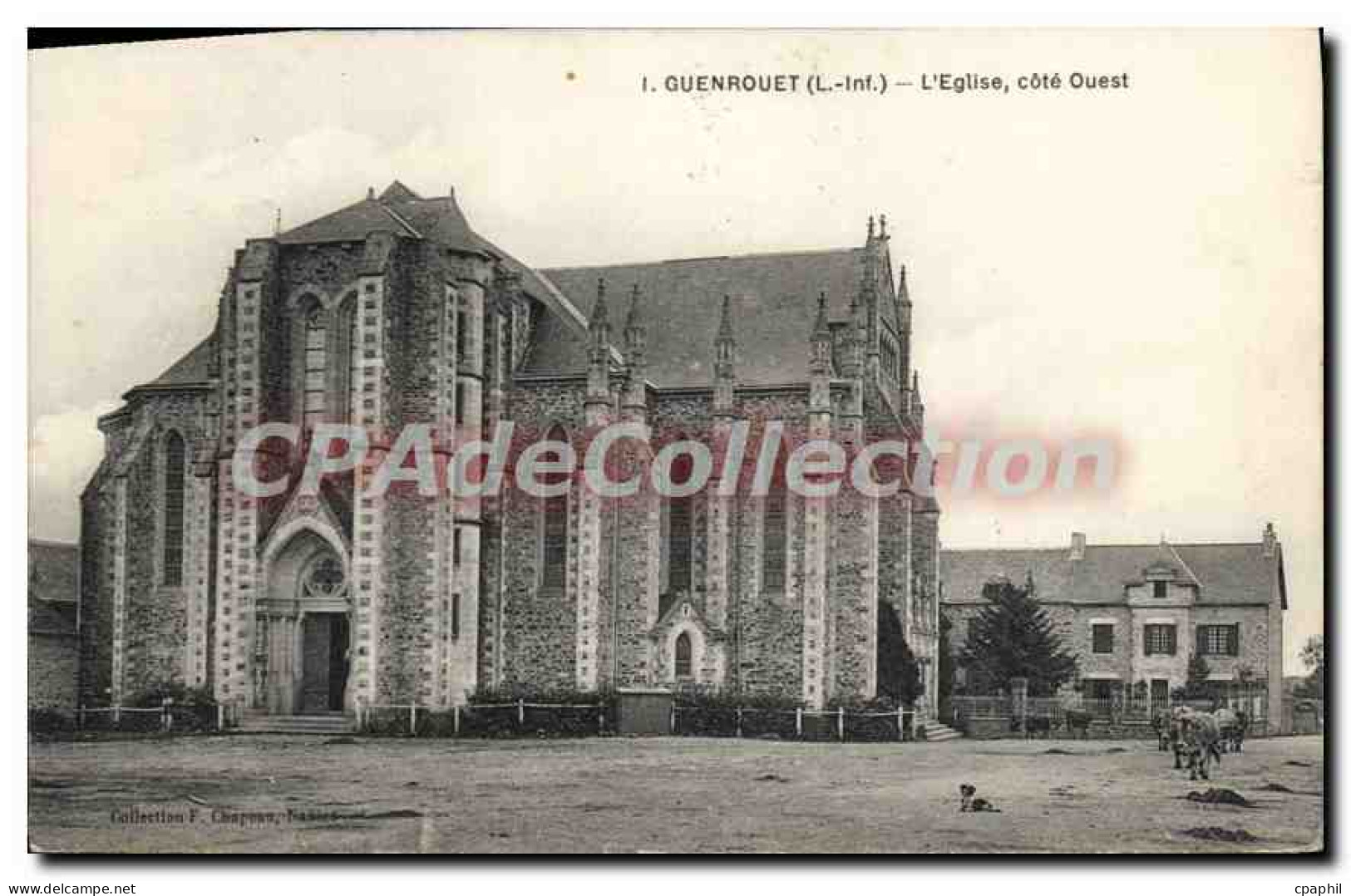 CPA Guenrouet L Inf l'Eglise cote Quest