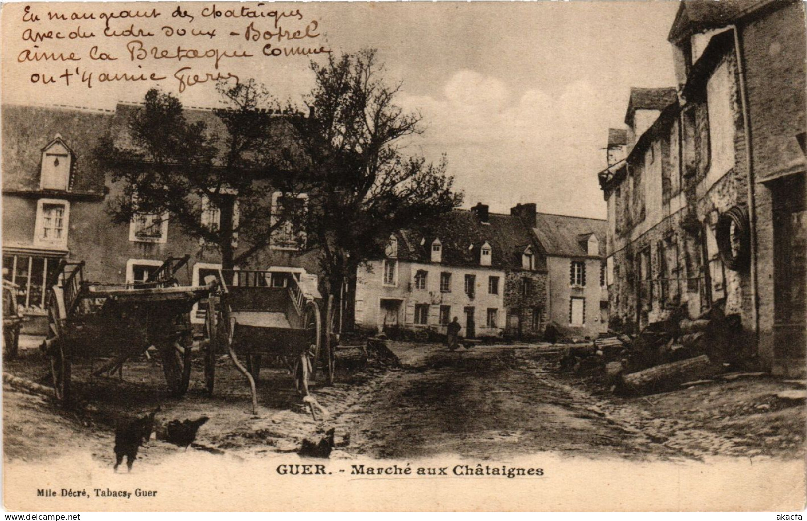 CPA GUER - Marche aux Chataignes (368948)