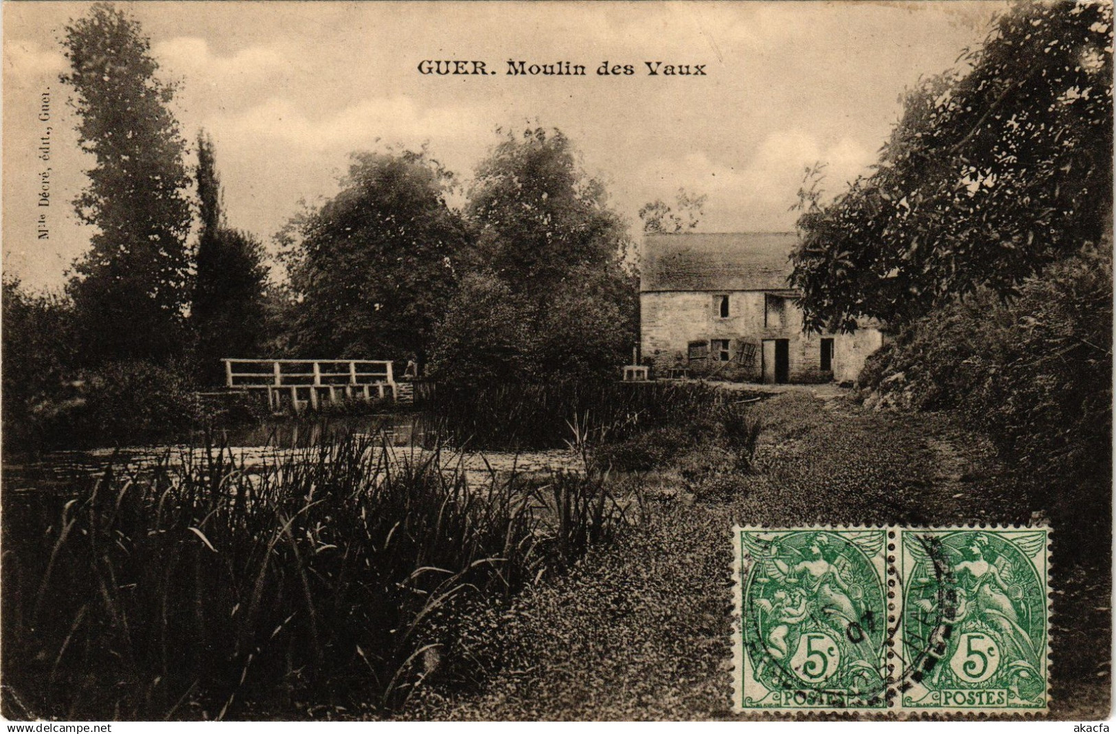 CPA GUER - Moulin des VAUX (205802)