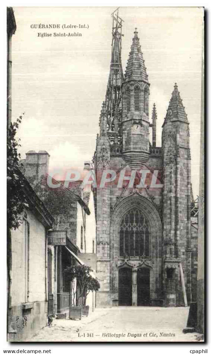 CPA Guerande Eglise Saint Aubin