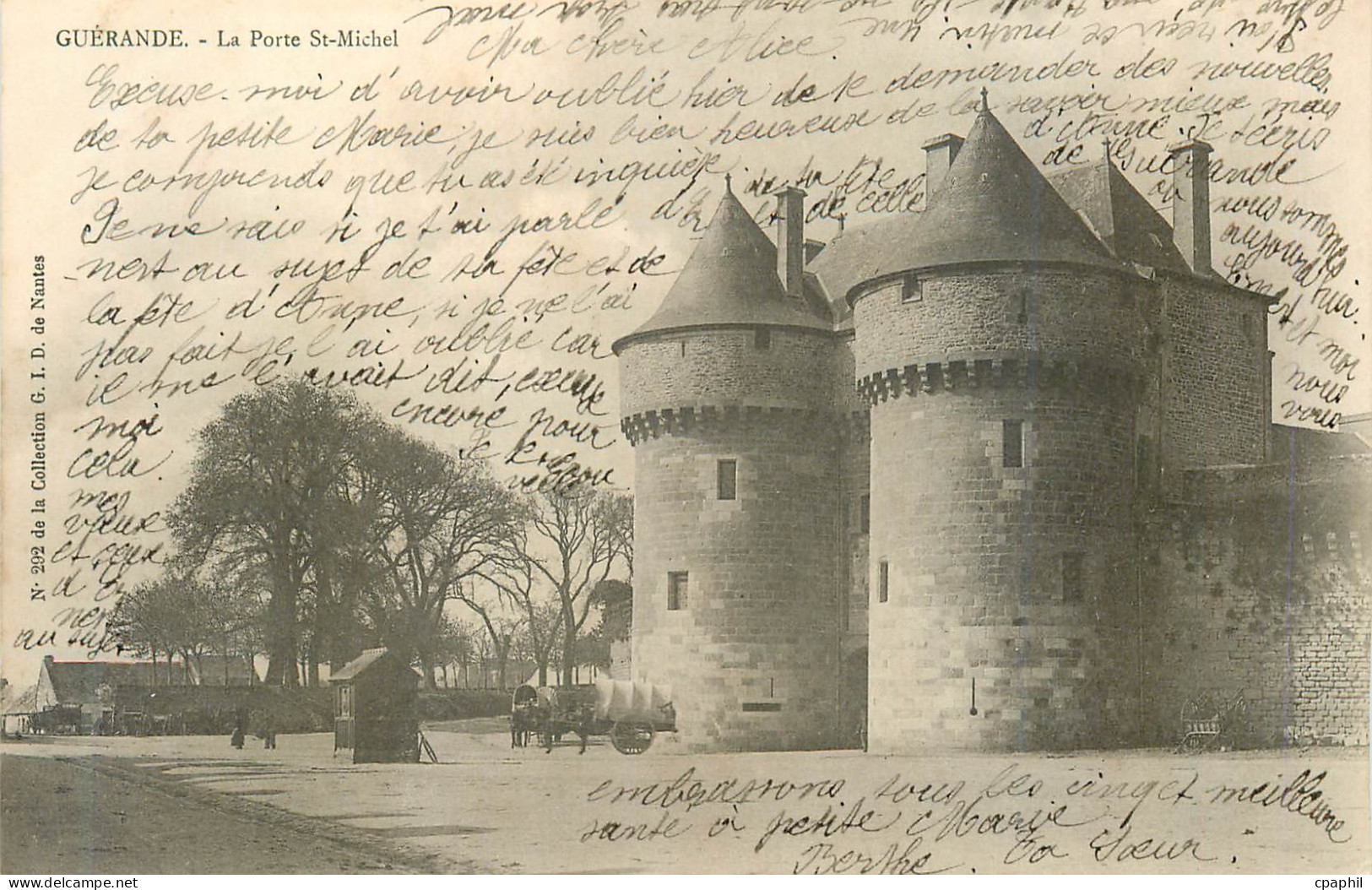 CPA Guerande la porte st michel