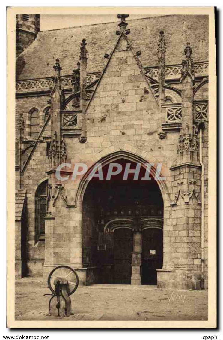 CPA Guerande Le Porche de la Collegiale St Aubin