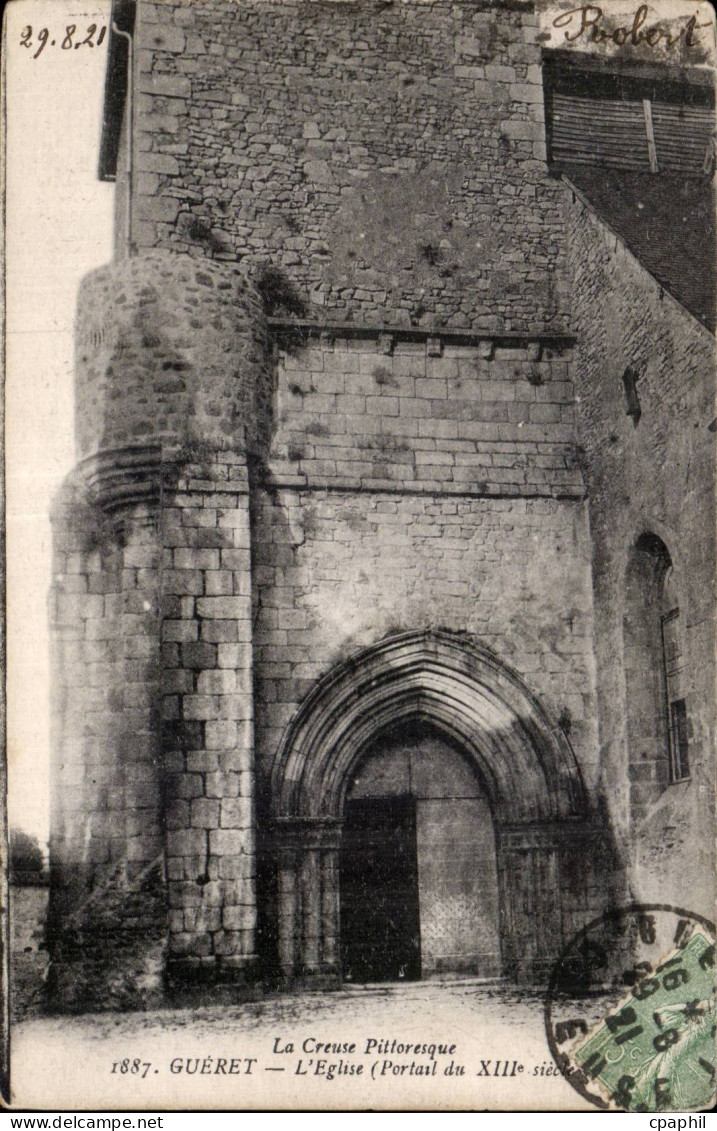 CPA Gueret L eglise