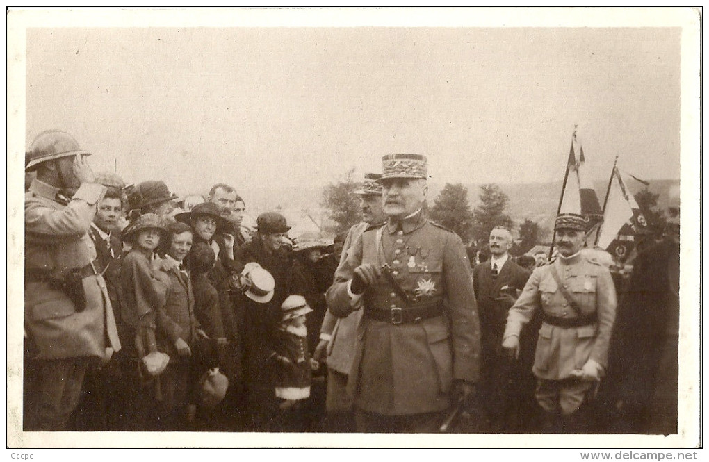 CPA Guerre 1914-18 carte photo - militaire - Maréchal Foch
