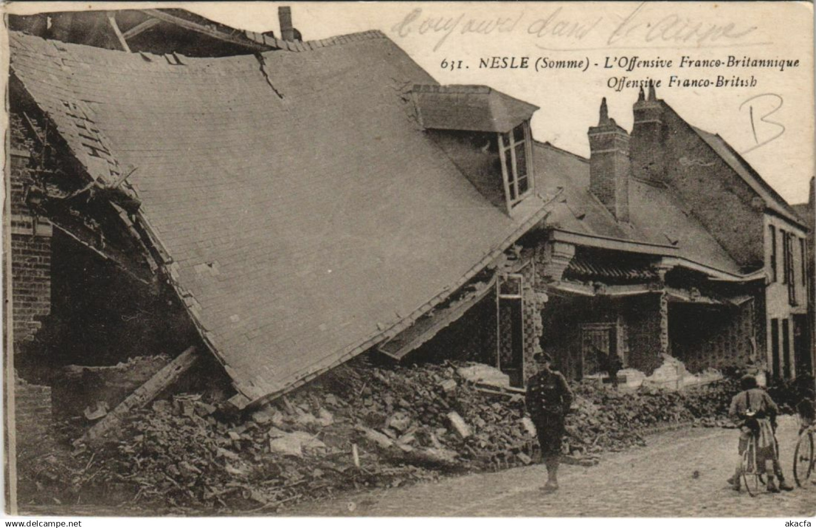 CPA guerre NESLE Offensive (751145)