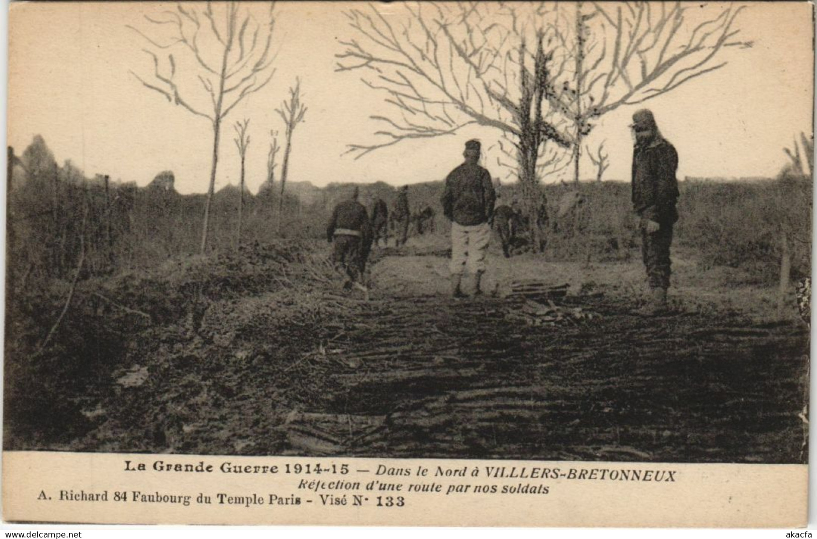CPA Guerre VILLERS-BRETONNEUX (25302)