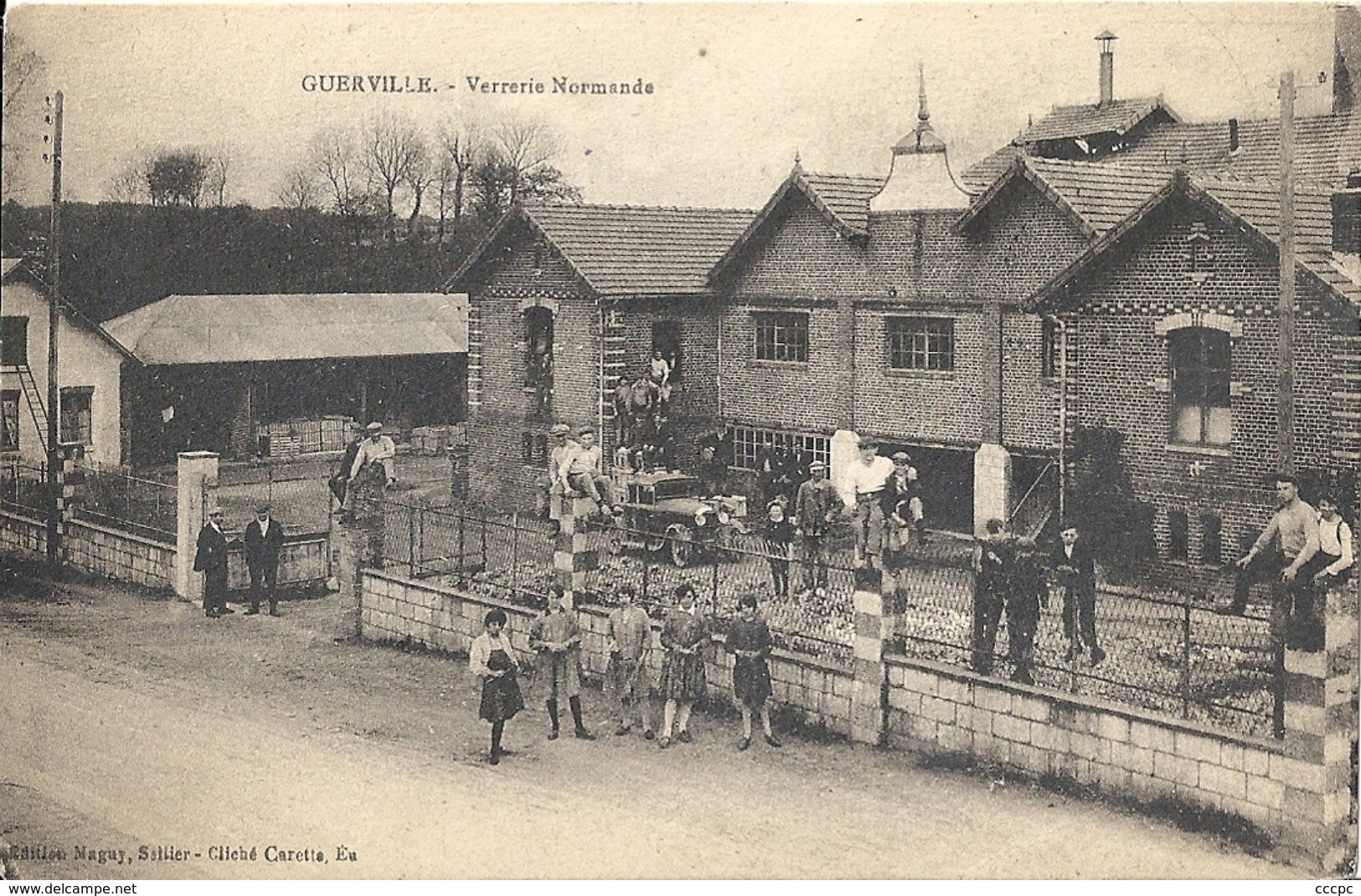 CPA Guerville Verrerie Normande