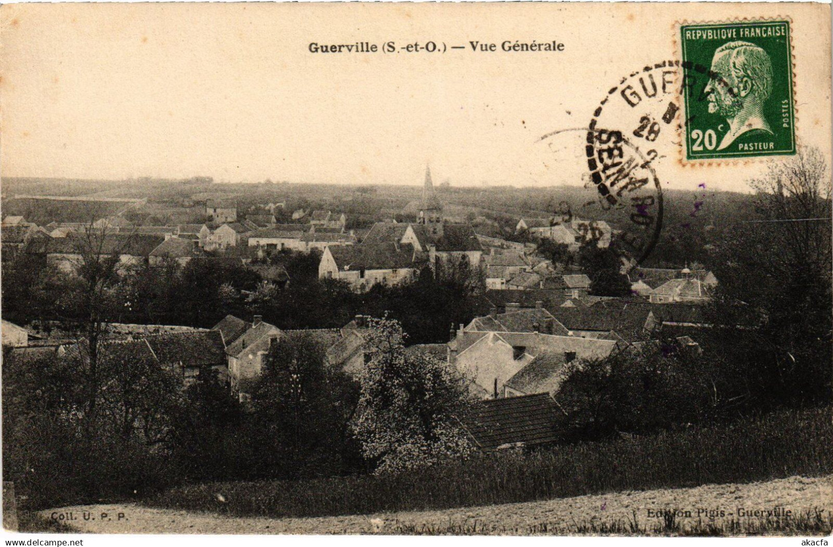 CPA GUERVILLE Vue Generale (1385471)