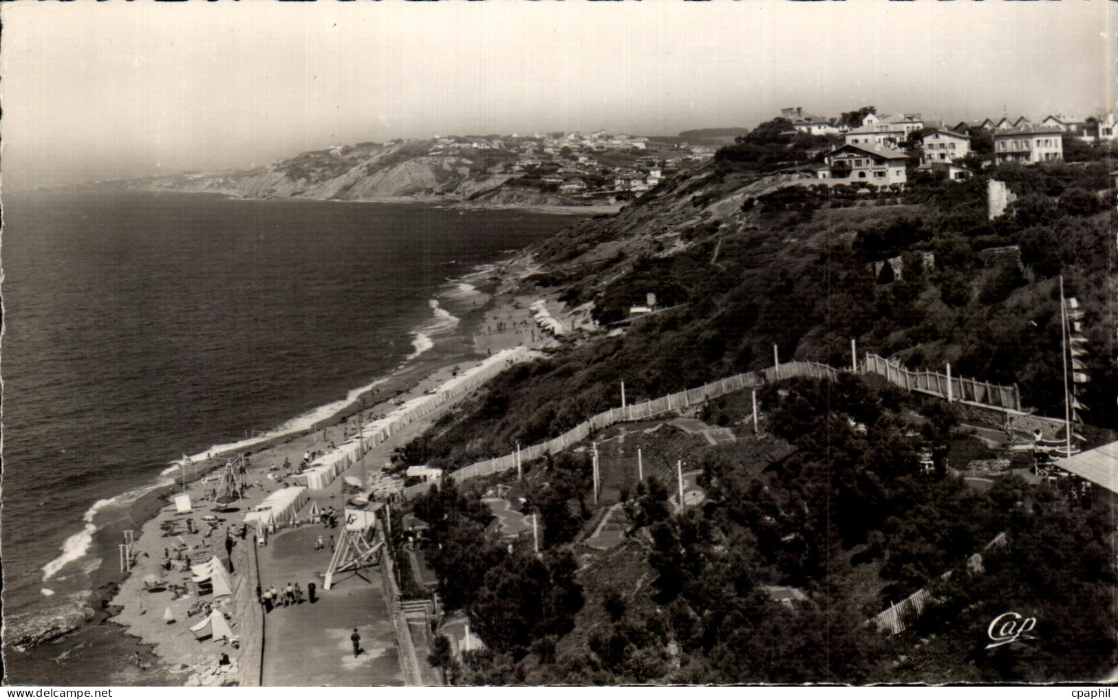 CPA Guethary Vue generale et la Plage