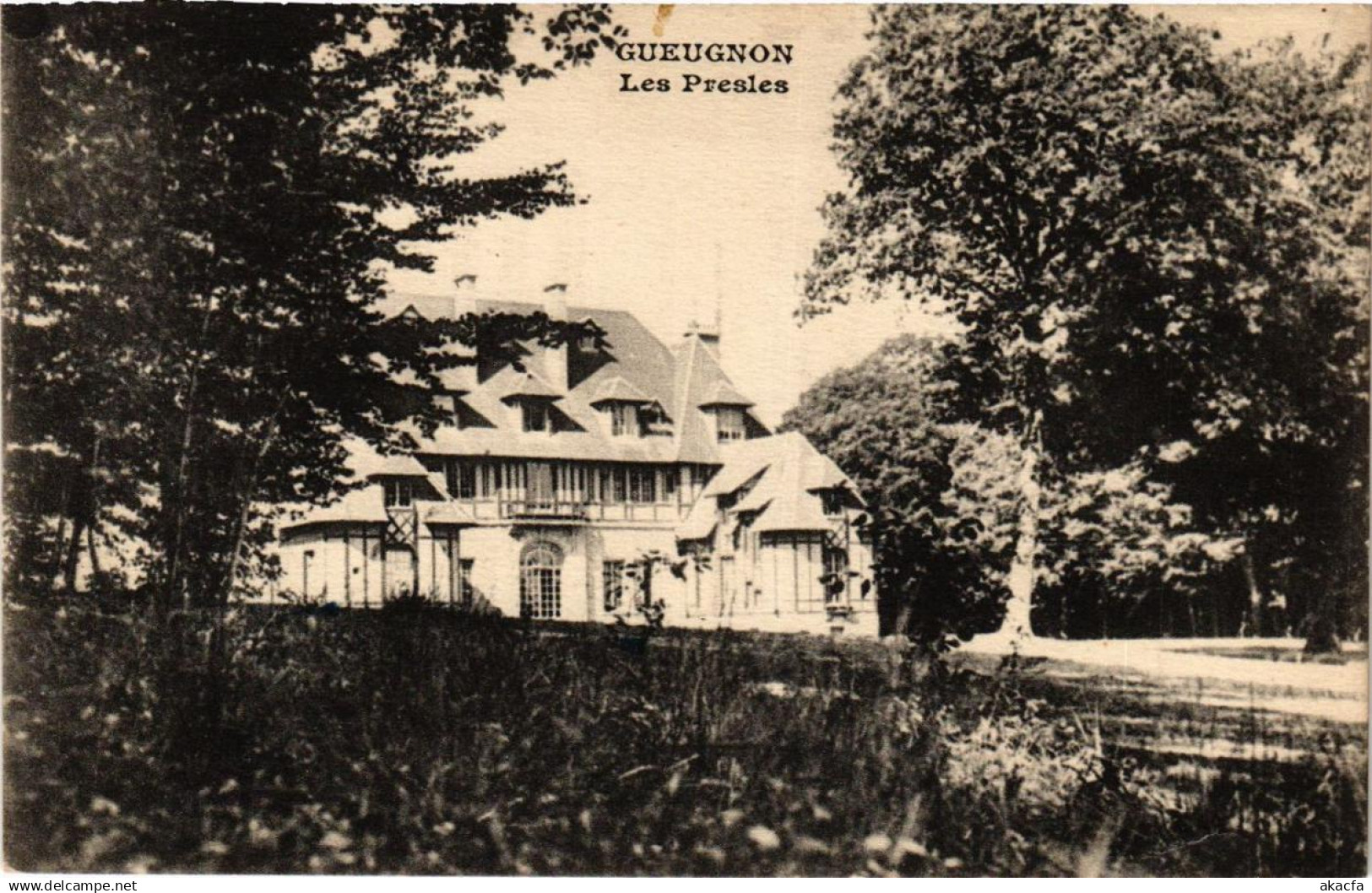 CPA GUEUGNON Les Presles (649869)