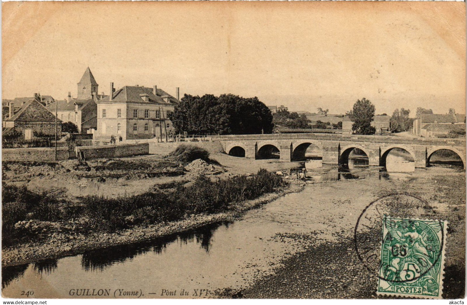 CPA Guillon le pont (1478962)